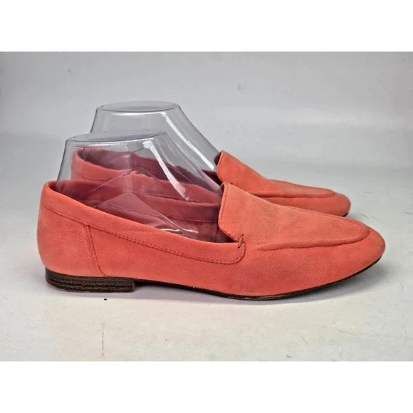 Aldo Joeya Loafers Women's Size 8 Orange Suede Slip On Pointed Toe Shoes - Picture 7 of 16